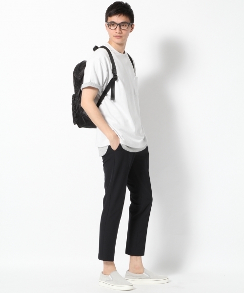 GLOBAL WORK（グローバルワーク）の「スーピマＷフェイスＢＩＧＴ/739326（Tシャツ/カットソー・メンズ・ホワイト/ネイビー/ダークブラウン/ブラック・X-LARGE/LARGE/MEDIUM/SMALL）」の5枚目の写真