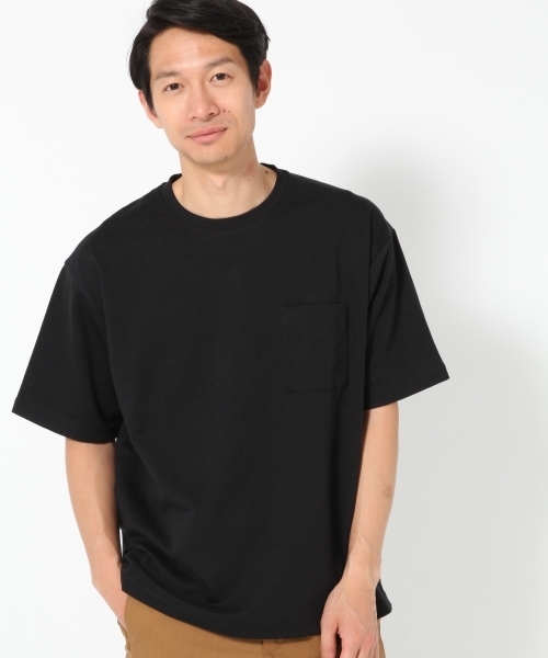 GLOBAL WORK（グローバルワーク）の「スーピマＷフェイスＢＩＧＴ/739326（Tシャツ/カットソー・メンズ・ホワイト/ネイビー/ダークブラウン/ブラック・X-LARGE/LARGE/MEDIUM/SMALL）」の18枚目の写真