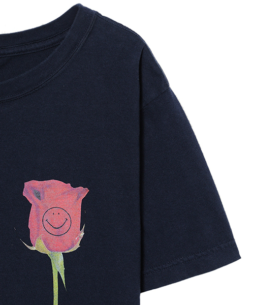 Candy Stripper（キャンディストリッパー）の「FUNNY ROSE TEE（Tシャツ/カットソー・レディース・オフホワイト/チャコール/ネイビー/イエロー・2/3）」の19枚目の写真