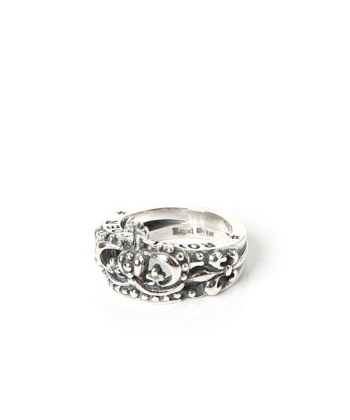ROYAL ORDER(ロイヤルオーダー)の「SMALL DEMI CROWN RING(リング・メンズ・シルバー・13号 US-6h/8号 US-4/15号 US-7h/16号 US-8/18号 US-9/12号 US-6)」の4枚目の写真