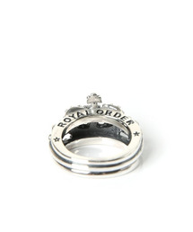 ROYAL ORDER（ロイヤルオーダー）の「SMALL DEMI CROWN RING（リング