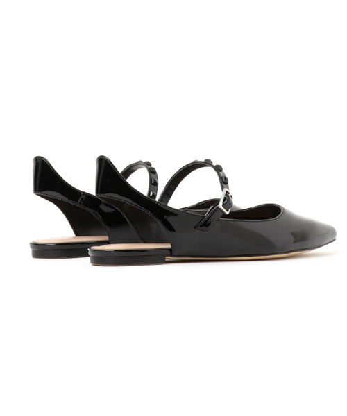 CHARLES & KEITH(チャールズ & キース)の「スタッズディテールメリージェーン / STUD-DETAIL MARY JANES(サンダル・レディース・ブラック/ホワイト/レッド・23.5cm/24.5cm/23cm/24cm/22.5cm)」の9枚目の写真