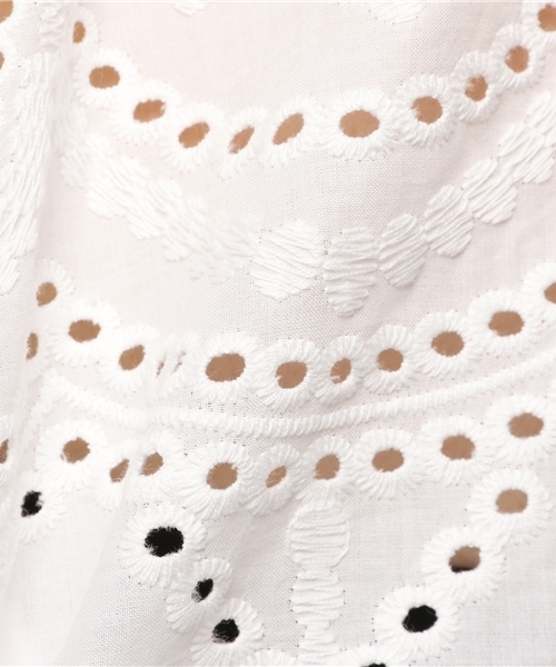 MOUSSY（マウジー）の「LACE SLEEVE BLOUSE（Tシャツ/カットソー・レディース・ホワイト/ブラック/オレンジ系その他・FREE）」の12枚目の写真