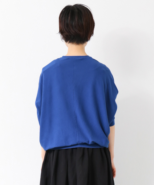 かぐれ（カグレ）の「かぐれ コットンのドルマンカーディガン（カーディガン/ボレロ・レディース・ライトグレー/チャコールグレー/ブルー/パープル・FREE）」の15枚目の写真