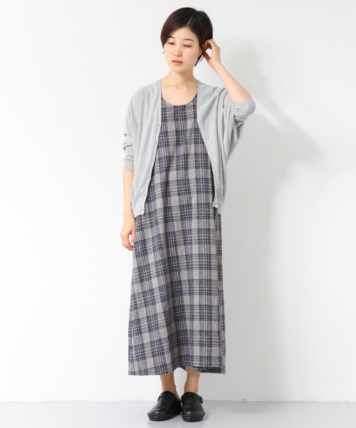 かぐれ（カグレ）の「かぐれ コットンのドルマンカーディガン（カーディガン/ボレロ・レディース・ライトグレー/チャコールグレー/ブルー/パープル・FREE）」の13枚目の写真