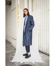 CABANE de ZUCCa | テンセルデニム(ノーカラージャケット)