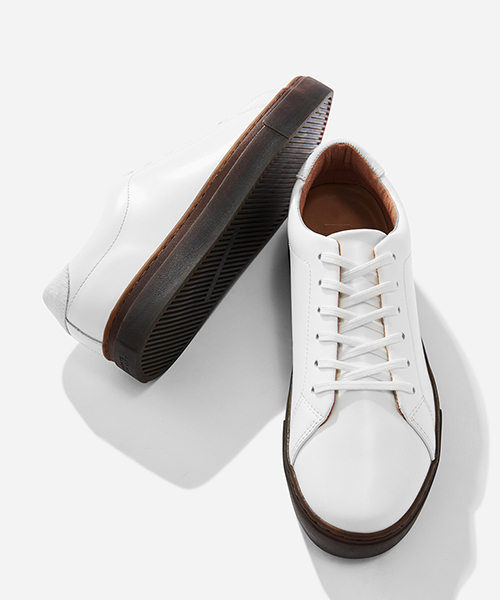 Saturdays NYC(サタデーズ ニューヨークシティ )の「Derek Abrasivato Sneaker(スニーカー・メンズ・オフホワイト/ブラック・25.0cm/28.0cm/27.0cm/26.0cm/29.0cm)」の4枚目の写真