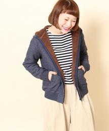 coen | 裏ボアジップパーカー(パーカー)