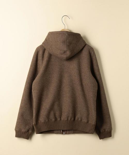 coen（コーエン）の「裏ボアジップパーカー（パーカー・レディース・グレー/ブラウン/ネイビー・MEDIUM/LARGE）」の6枚目の写真