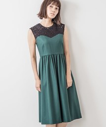 Kalen  BANNER BARRETT | WOOL GEORGETTE SLEEVELESS DRESS(ワンピース)