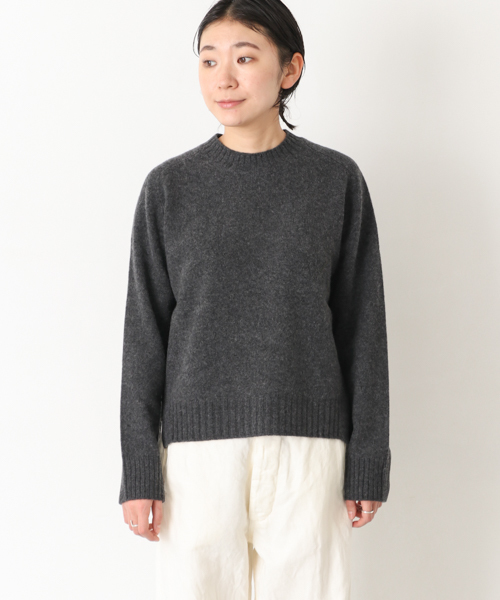 美品 かぐれ kagure ウール カシミヤ スリット ニットプルオーバー かぐれ（カグレ）の「スリットニットプルオーバー（ニット/セーター