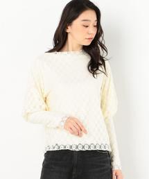 Another Edition | フラワーレースマトンスリーブブラウス(シャツ/ブラウス)