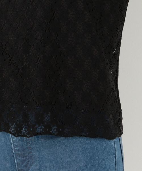 Another Edition（アナザーエディション）の「フラワーレースマトンスリーブブラウス（シャツ/ブラウス・レディース・オフホワイト/ブラック・FREE）」の12枚目の写真
