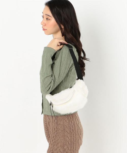 Casselini（キャセリーニ）の「CASSELINI フェイクファーウェストバック＜キャセリーニ＞（ショルダーバッグ・レディース・オフホワイト・FREE）」の11枚目の写真