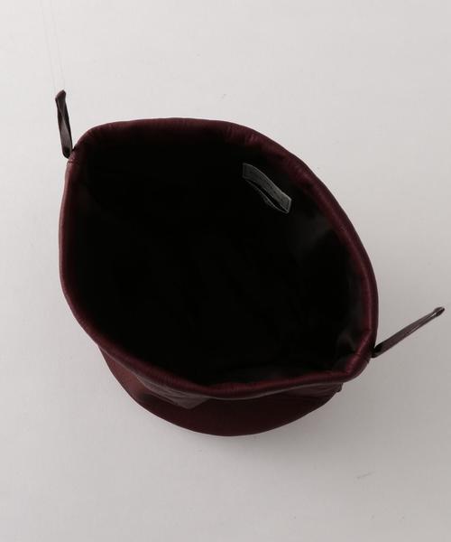 FILL THE BILL（フィルザビル）の「＜FILL THE BILL＞ MIL LTR PURSE/ﾊﾞｯｸﾞ（ハンドバッグ・メンズ・ブラック/ライトグレー/ワインレッド・FREE）」の9枚目の写真