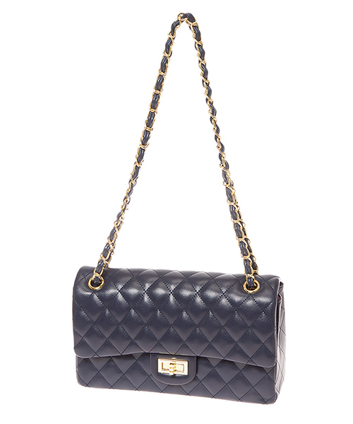 Edit Sheen(エディットシーン)の「キルティングチェーンショルダーバッグ(ショルダーバッグ・レディース・ブラック/ネイビー/グレー/ボルドー・FREE)」の4枚目の写真