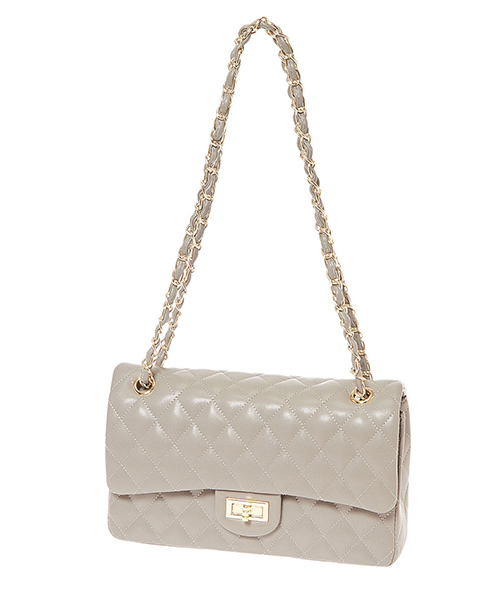 Edit Sheen(エディットシーン)の「キルティングチェーンショルダーバッグ(ショルダーバッグ・レディース・ブラック/ネイビー/グレー/ボルドー・FREE)」の3枚目の写真