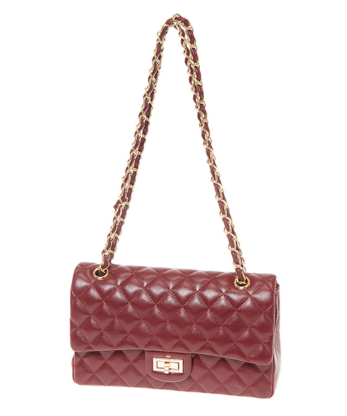 Edit Sheen(エディットシーン)の「キルティングチェーンショルダーバッグ(ショルダーバッグ・レディース・ブラック/ネイビー/グレー/ボルドー・FREE)」の1枚目の写真