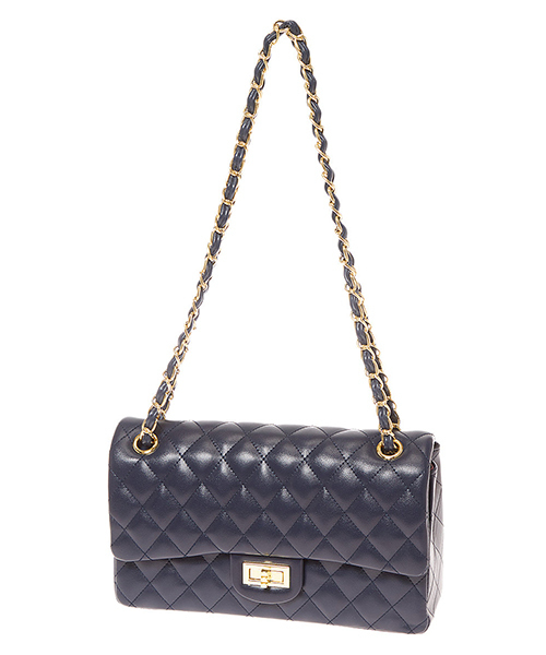 Edit Sheen(エディットシーン)の「キルティングチェーンショルダーバッグ(ショルダーバッグ・レディース・ブラック/ネイビー/グレー/ボルドー・FREE)」の5枚目の写真