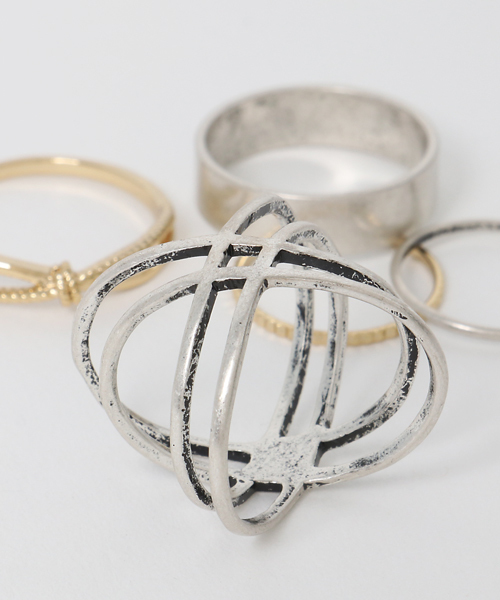 RIVE DROITE（リヴドロワ）の「レイヤードリング1（リング・レディース・その他1・FREE）」の3枚目の写真