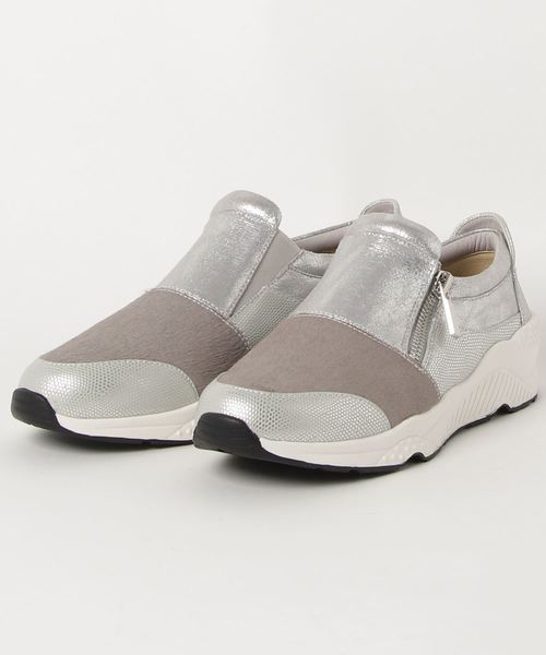 cava cava（サヴァサヴァ）の「◆ cavacava (サヴァサヴァ) ◆　コンビスニーカー　3020003（スニーカー・レディース・ブラック/シルバー・S/M/L/LL）」の3枚目の写真