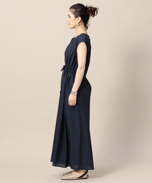 BEAUTY&YOUTH UNITED ARROWS(ビューティーアンドユースユナイテッドアローズ)の「BY ドローストリングノースリーブワンピース ◆(ワンピース・レディース・ネイビー/ケリー・FREE)」の7枚目の写真