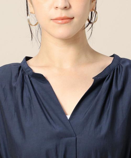 BEAUTY&YOUTH UNITED ARROWS(ビューティーアンドユースユナイテッドアローズ)の「BY ドローストリングノースリーブワンピース ◆(ワンピース・レディース・ネイビー/ケリー・FREE)」の9枚目の写真