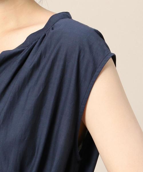 BEAUTY&YOUTH UNITED ARROWS(ビューティーアンドユースユナイテッドアローズ)の「BY ドローストリングノースリーブワンピース ◆(ワンピース・レディース・ネイビー/ケリー・FREE)」の10枚目の写真