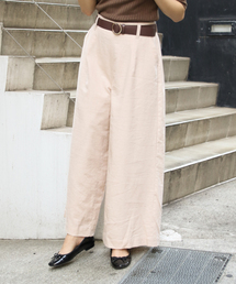 apres jour | リネン混ワイドパンツ【ZOZOTOWN限定アイテム】(その他パンツ)