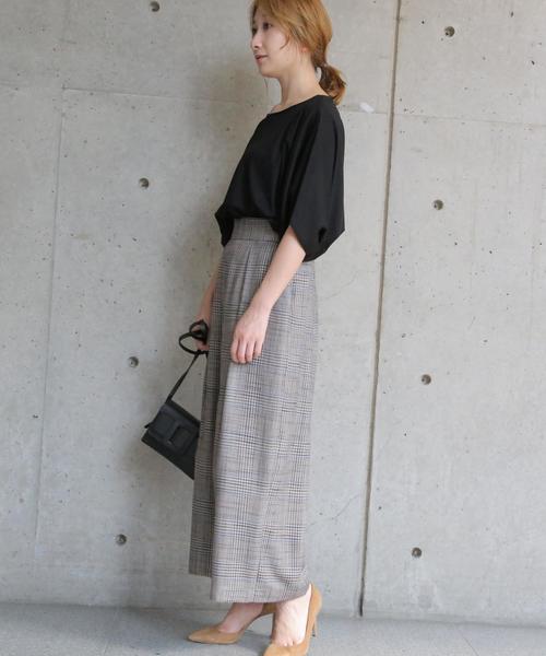 Liesse（リエス）の「チェツク柄後ろゴムパンツ（その他パンツ・レディース・ベージュ系その他/ブルー系その他・S/M）」の6枚目の写真