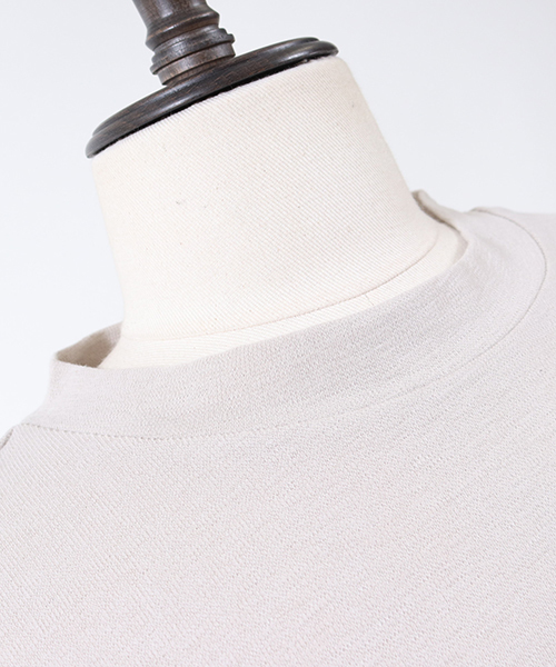 Jih Nunc（ジーヌンク）の「mlt2355-ミニパイルロングスリーブカットソー（Tシャツ/カットソー・メンズ・ブラック/グレー/ライトベージュ・S/M/L）」の14枚目の写真