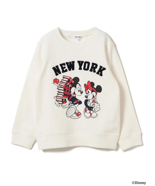 B:MING by BEAMS（ビーミングバイビームス）の「ビーミング by ビームス / Disney サガラ裏毛 プルオーバー（スウェット・キッズ・ライトグレー/オフホワイト/ネイビー・90/100/150/110/120/80/130/140）」の2枚目の写真