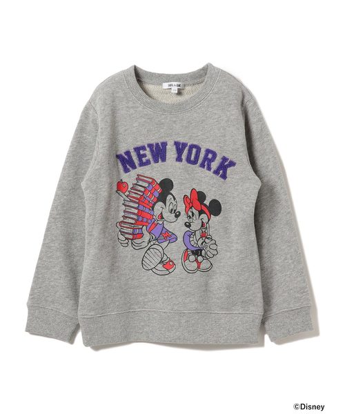 B:MING by BEAMS（ビーミングバイビームス）の「ビーミング by ビームス / Disney サガラ裏毛 プルオーバー（スウェット・キッズ・ライトグレー/オフホワイト/ネイビー・90/100/150/110/120/80/130/140）」の3枚目の写真