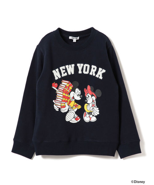 B:MING by BEAMS（ビーミングバイビームス）の「ビーミング by ビームス / Disney サガラ裏毛 プルオーバー（スウェット・キッズ・ライトグレー/オフホワイト/ネイビー・90/100/150/110/120/80/130/140）」の8枚目の写真
