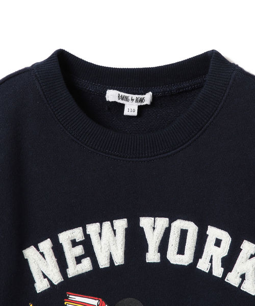 B:MING by BEAMS（ビーミングバイビームス）の「ビーミング by ビームス / Disney サガラ裏毛 プルオーバー（スウェット・キッズ・ライトグレー/オフホワイト/ネイビー・90/100/150/110/120/80/130/140）」の7枚目の写真