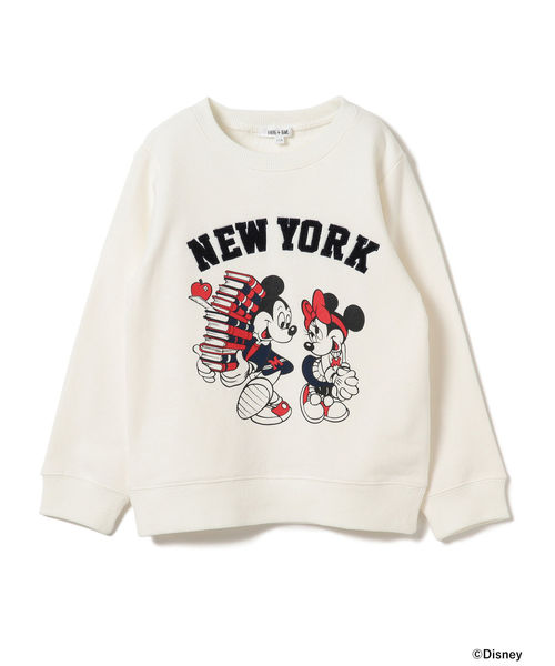 B:MING by BEAMS（ビーミングバイビームス）の「ビーミング by ビームス / Disney サガラ裏毛 プルオーバー（スウェット・キッズ・ライトグレー/オフホワイト/ネイビー・90/100/150/110/120/80/130/140）」の4枚目の写真