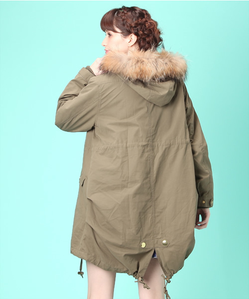 DISCOAT(ディスコート)の「【Discoat】モッズコート(モッズコート・レディース・ブラック/カーキ/キャメル・MEDIUM/LARGE)」の17枚目の写真