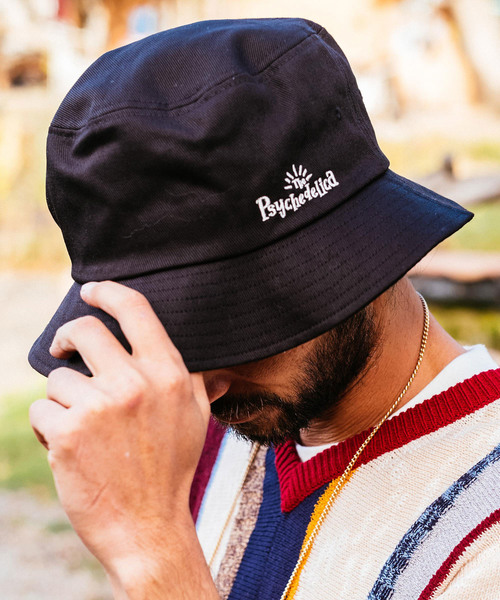 glamb（グラム）の「Camilla bucket hat / カミラバケットハット（ハット・メンズ・ブラック/ネイビー/インディゴブルー・M/L）」の2枚目の写真