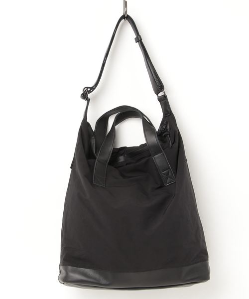CRAMSHELL（クラムシェル）の「【CRAMSHELL】SHOULDER TOTE BAG（ショルダーバッグ・メンズ・ブラック・FREE）」の2枚目の写真