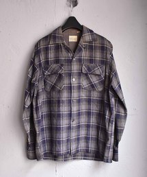 【美品ヴィンテージ】WILSON ウール チェック柄 ブランケット　グリーン系 VINTAGE（ヴィンテージ）の「【ヴィンテージ古着】60's MR