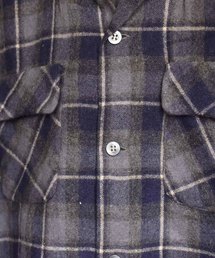 【美品ヴィンテージ】WILSON ウール チェック柄 ブランケット　グリーン系 VINTAGE（ヴィンテージ）の「【ヴィンテージ古着】60's MR