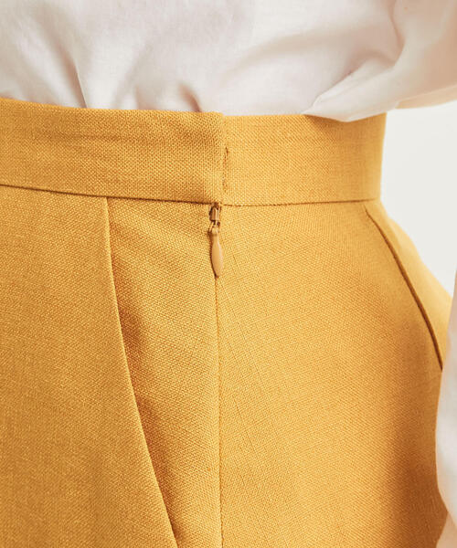 green label relaxing（グリーンレーベルリラクシング）の「[リネンライク] ◆FM トリアセ/PE フレアマキシ スカート（スカート・レディース・ブラウン/ベージュ/イエロー/ネイビー・36/40/38/42/34）」の19枚目の写真
