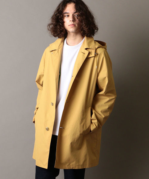 SHIPS JET BLUE（シップスジェットブルー）の「Traditional Weatherwear×SHIPS JET BLUE: 別注 DERBY HOOD コート◇（ステンカラーコート・メンズ・ベージュ/ネイビー/オレンジ/グリーン・40/38/36）」の2枚目の写真