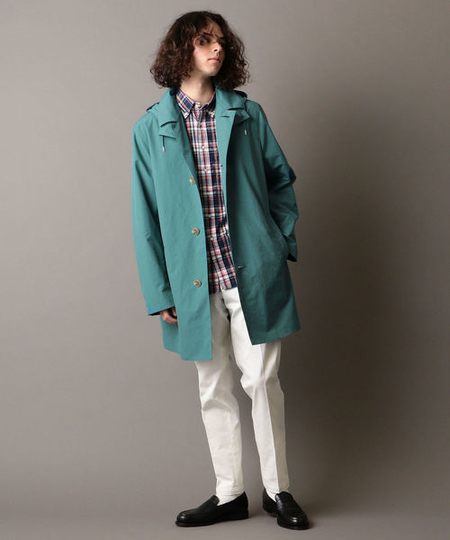 SHIPS JET BLUE（シップスジェットブルー）の「Traditional Weatherwear×SHIPS JET BLUE: 別注 DERBY HOOD コート◇（ステンカラーコート・メンズ・ベージュ/ネイビー/オレンジ/グリーン・40/38/36）」の7枚目の写真