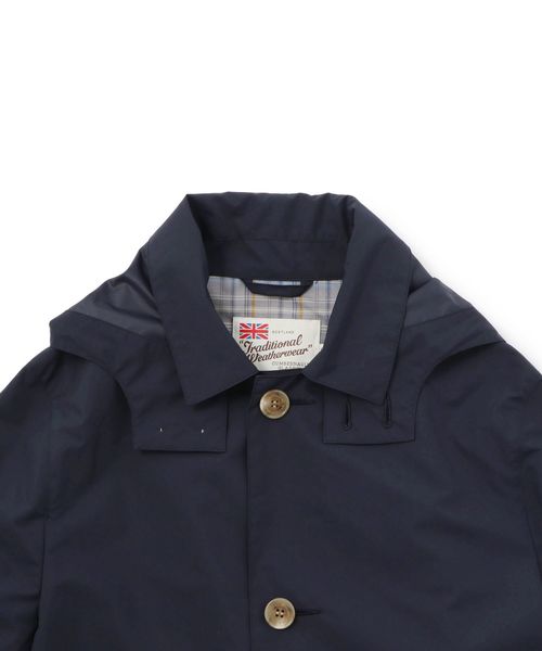 SHIPS JET BLUE（シップスジェットブルー）の「Traditional Weatherwear×SHIPS JET BLUE: 別注 DERBY HOOD コート◇（ステンカラーコート・メンズ・ベージュ/ネイビー/オレンジ/グリーン・40/38/36）」の12枚目の写真