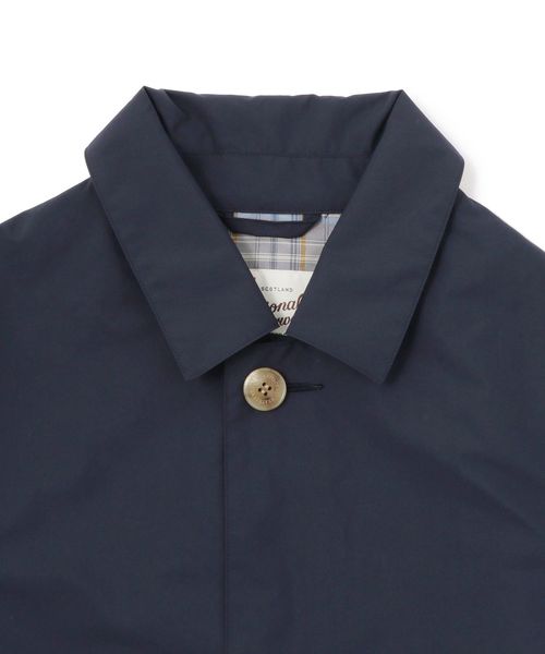 SHIPS JET BLUE（シップスジェットブルー）の「Traditional Weatherwear×SHIPS JET BLUE: 別注 DERBY HOOD コート◇（ステンカラーコート・メンズ・ベージュ/ネイビー/オレンジ/グリーン・40/38/36）」の14枚目の写真