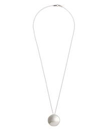 CLANE | CIRCLE PLATE NECKLECE - SILVER(ネックレス)