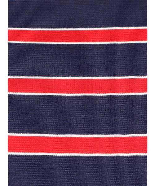 GYDA（ジェイダ）の「ドルマンボーダーロンT（Tシャツ/カットソー・レディース・ブラック/ネイビー/イエロー/ブルー・FREE）」の8枚目の写真