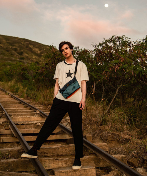 glamb(グラム)の「Dali nylon sacoche / ダリナイロンサコッシュ(ショルダーバッグ・メンズ・マルチ/ブラック・FREE)」の6枚目の写真