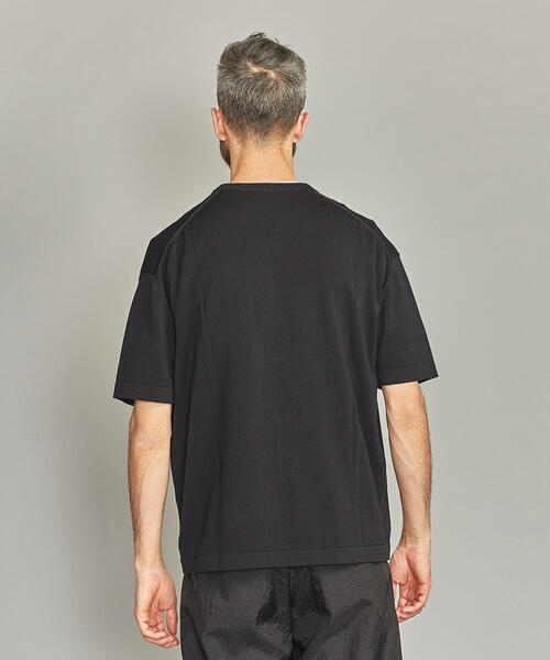 BEAUTY&YOUTH UNITED ARROWS（ビューティーアンドユースユナイテッドアローズ）の「BY 1ポケット ニット Tシャツ（Tシャツ/カットソー・メンズ・パープル/ブラック/ライトグレー・X-LARGE/LARGE/MEDIUM/SMALL）」の13枚目の写真